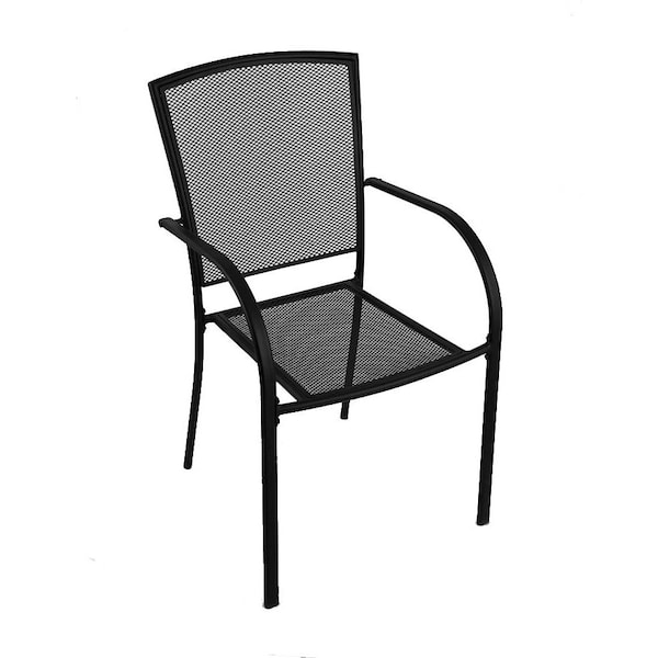 Outdoor 470 Willow 18-in. Chair, Black Wrinkle Finish